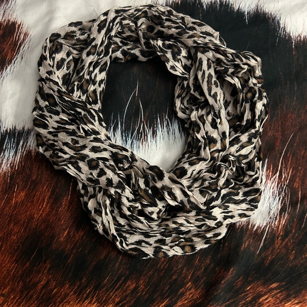 Leopard Print Women's Scarf